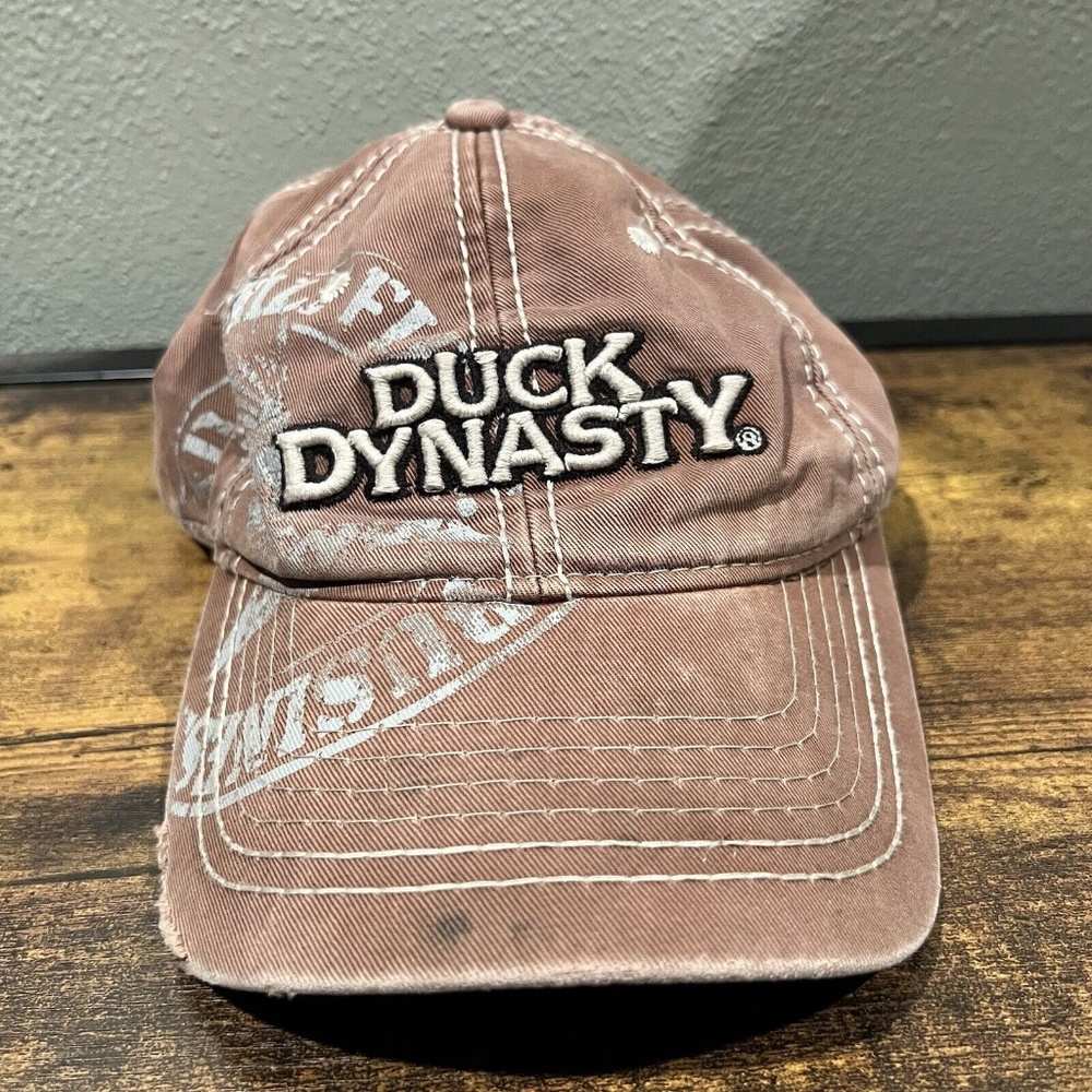 Duck Dynasty A&E Advantage Max 4 HD Brown Strapback Adjustable Hat Outdoor Cap
